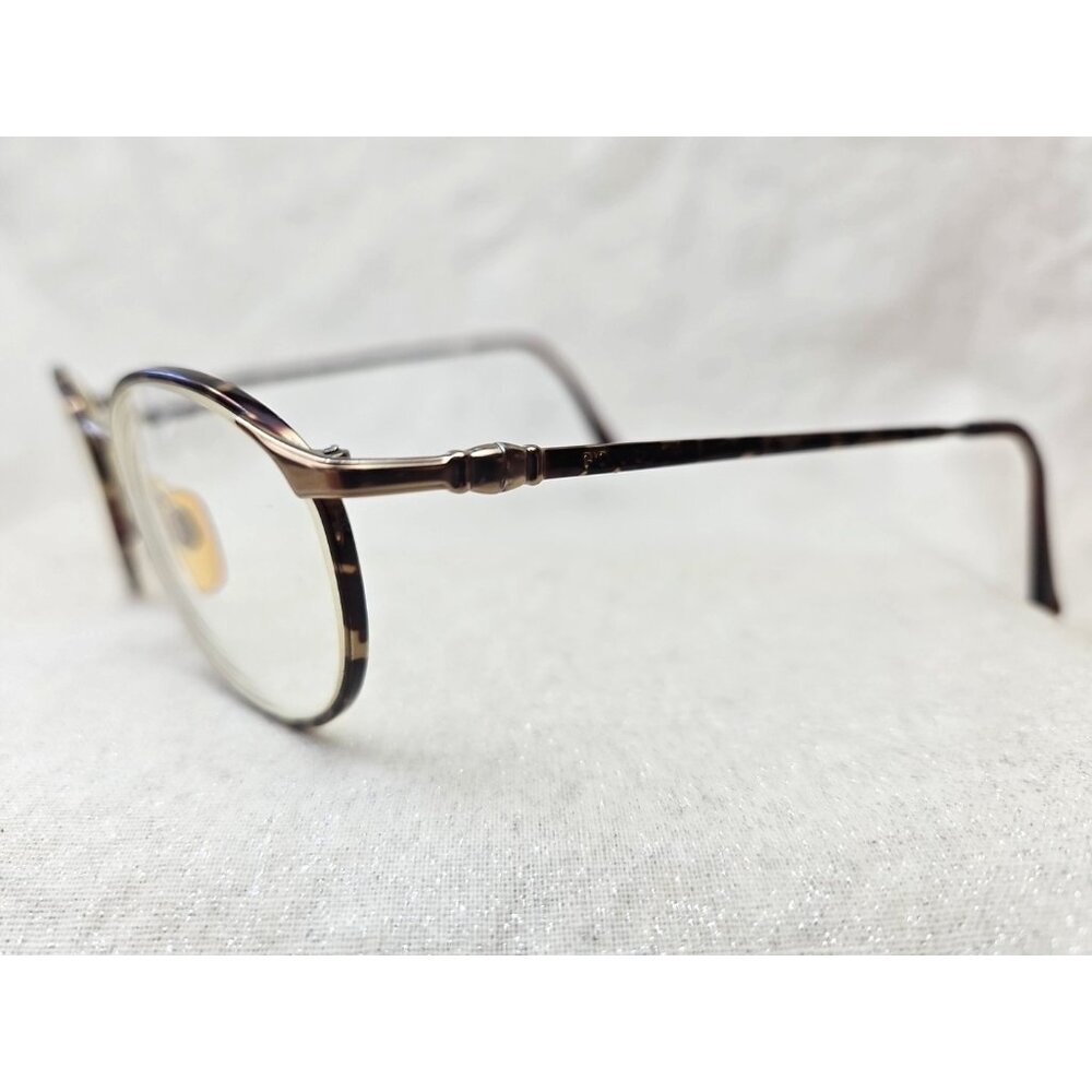 VINTAGE GIORGIO ARMANI METAL FRAME GLASSES  49 18 135 Full Frame Tortoise- Italy